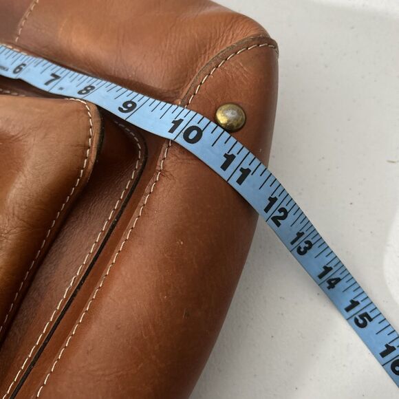 Patrisha Nash Purse Bolsena‎ Shoulder Bag Leather Brown Tote - Picture 8 of 12